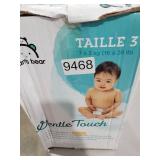 Amazon Brand - Mama Bear Gentle Touch Diapers, Size 3, 168 Count (4 packs of 42)