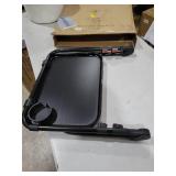 Homy Casa Adjustable Foldable Overbed Table with Tilting Surface and Cup Holder for Elderly, Bedridden Patients, or Recovery Use in Bedrooms and Care Settings