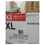 X3 Black Nitrile Gloves for cooking Food Prep, Disposable, Latex Free, 3 Mil, Powder-Free, Lightly Textured 10 boxes of 100