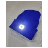Unisex Hat with Light, USB Rechargeable Hands Free Headlamp LED Beanie, Winter Gifts for Men Dad Father Husband Him