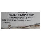 X3 Black Disposable Nitrile Gloves  Size X-Large  1000 Count  Light-Duty