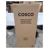 COSCO 2-Step Kitchen Stepper Adult Folding Step Stool  Kids Folding Kitchen  Helper  (Steel/Resin)