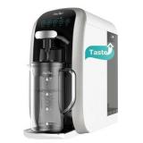 SimPure Y7T-C Countertop Reverse Osmosis Water Filter, NSF/ANSI 58 Certified, 100GPD 5 Stage Water Filtration System with Taste-Enhancing Glass Pitcher, Water Purifier for Home,