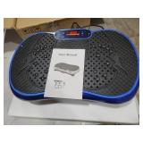 Vibration Plate Exercise Machine, Vibrating Plate Machine with Bluetooth for Lymphatic Drainage, powers on (damaged control button)