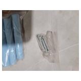 Floating Shelves for Wall Shelf with Hooks Key Holder Purse Rack Hanger Wood Small Cute Shelf for Bathroom Bedroom Game Room (light blue)