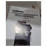 CUSIMAX Expresso Coffee Maker with Milk Frother,Cappuccino Machine Makes Espresso,Cappuccino,and Lattes with One-Touch Ease,and the Manual Mode Makes Creative Coffees with Cleaning Function