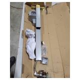 Dynasty Hardware Push Bar Panic Exit Device for Emergency Exit Doors Painted Aluminum