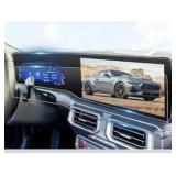 BIBIBO 2Pcs for 2024 2025 Ford Mustang Screen Protector 2024 2025 Ford Mustang Ecoboost/ EcoBoost Premium/GT/GT Premium/Dark Horse/Dark Horse Premium Display,[Anti Glare& Scratch Ultra-Clear] 2024 For