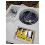 13.7\" White Glass Drum Ceiling Light Semi Flush Mount Vintage Schoolhouse Lighting Antique Milk Glass Shade Bohemian Nordic Traditional Ceiling Lamp for Bedroom Kitchen Dining Room