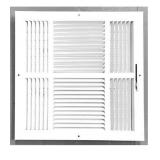 Bundle of \"x 14\" (Duct Opening Size) 4-Way Stamped Face Steel Ceiling/sidewall Air Supply Register