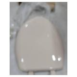 Bemis Classic Colors Slow Close Toilet Seat, Easy Clean Hinges and Durable Plastic Seat, Made in USA, Elongated, Blush