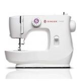 Singer Lightweight Portable 110 Volt 72 Watt Steel Hand Sewing Machine with LED Lighting, 57 Stitch Applications, Accessories, and Presser Foot, White