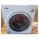 3.5 cu.ft 110V 1500W White Electric Compact Portable Laundry Dryer - Retail: $280