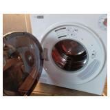 3.5 cu.ft 110V 1500W White Electric Compact Portable Laundry Dryer - Retail: $280