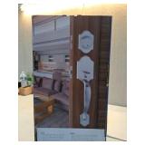 Toledo Fine Locks Double Cylinder Polish Brass Handle Set V1601COCAUS3 - Retail: $50