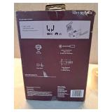 Wilshire Brushed Gold Hall/Closet Passage Door Lever with Rectangle Rose