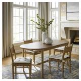 2pk Cardamine Wooden Dining Chairs Natural - Threshold designed with Studio McGee - Retail: $270