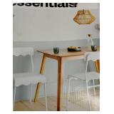 Set of 2 Wavy Metal Dining Chair White - Room Essentials - Retail: $100