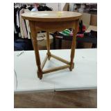 Scalloped Accent Table Light Oak - Threshold designed with Studio McGee - Retail: $160