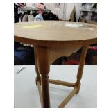 Scalloped Accent Table Light Oak - Threshold designed with Studio McGee - Retail: $160