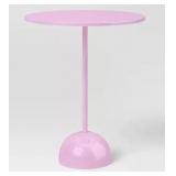Modern Pedestal Side Table - Room Essentials - Pink