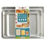 Nordic Ware Naturals 3-Piece Baking Sheet Set - Retail: $50