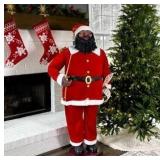 Traditional Life-Size Santa Claus Display Figure - Retail: $150