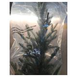 Artificial Pine Tree in Woven Basket