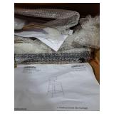 Set of 2 -24" Upholstered with Metal Base Counter Height Barstool Cream Boucle - Room Essentials - Retail: $120