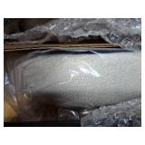 Set of 2 -24" Upholstered with Metal Base Counter Height Barstool Cream Boucle - Room Essentials - Retail: $120