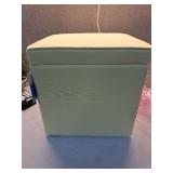 Yellow Upholstered Storage Ottoman - Retail: $85