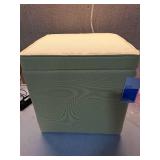 Yellow Upholstered Storage Ottoman - Retail: $85