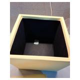 Yellow Upholstered Storage Ottoman - Retail: $85