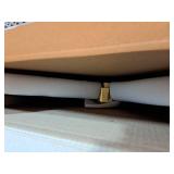 X- Pedestal Bas  Modern Swivel Office Chair in light brown  - Retail: $175