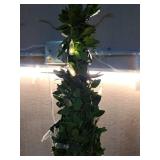 Pre-lit Artificial Topiary Tree with Decorative Planter