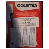 Gourmia 8qt Digital Air Fryer with 12 One-Touch Functions & Guided Cooking Stainless Steel Black: Kitchen Appliance - Retail: $70