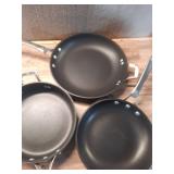 Calphalon Classic Nonstick Hard-Anodized 14-Piece Cookware Set, Grey- MISSING 2 PIECES- MISSING LIDS  - Retail: $310