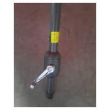 Sun-Ray 9-ft Aluminum Red Market Patio Umbrella with Lights - Retail: $95