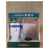 Reduce Cold1 24 Fluid Ounce Mug, 2 Pack (White/Black) (MISSING THE BLACK ONE)