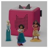 Tonies Disney Toniebox Audio Player Bundle with Elsa, Moana, and Mirabel, Multicolor, Weight: 3 lbs - Retail: $165