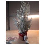 North Pole Trading Co. 36in Flocked Red Berry Christmas Tabletop Tree, One Size, Green