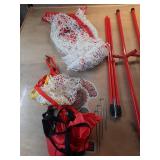 Rawlings 5 Ft X 5 Ft Deluxe Instant Net (ONE PIECE IS BROKEN)- Retail: $90