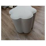 Scalloped Upholstered Ottoman - Room Essentials- Retail: $50