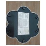 Scalloped Upholstered Ottoman - Room Essentials- Retail: $50