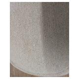 Scalloped Upholstered Ottoman - Room Essentials- Retail: $50