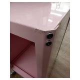 Metal Rolling Locker Storage Cabinet with Lock- Room Essentials Pink - Retail: $125