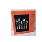 Gourmet Settings 20-Piece Stainless Steel Flatware Set Mode