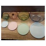 Pyrex Colors Tinted  Mixing Bowl Set 4-Pc