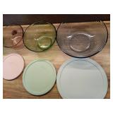 Pyrex Colors Tinted  Mixing Bowl Set 4-Pc