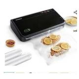 FoodSaver Vacuum Sealer Machine, Automatic Bag Detection, Sous Vide Friendly, with sealer bags, roll, handheld vacuum sealer, black (NOT WORKING)